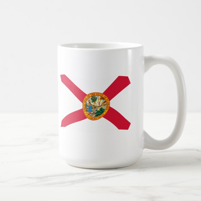 De Café Caneca com a Bandeira da Flórida (Direita)