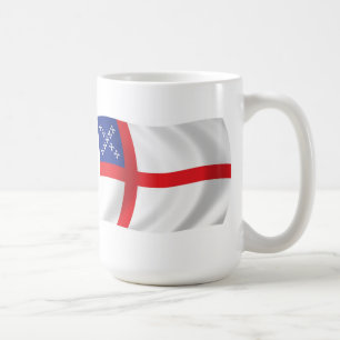 De Café Caneca com a Bandeira da Igreja Episcopal dos EUA