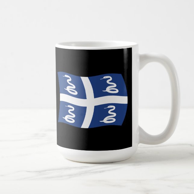 De Café Caneca com a Bandeira da Martinica (Direita)