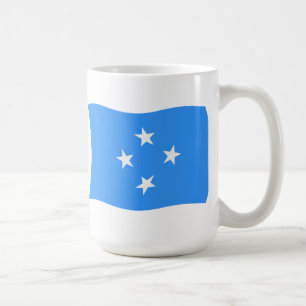 De Café Caneca com a Bandeira da Micronésia