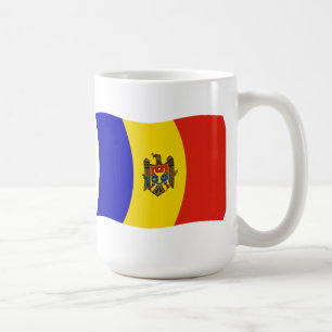 De Café Caneca com a Bandeira da Moldávia