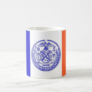 De Café Caneca com a bandeira da Nova Iorque - EUA