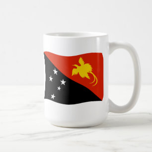 De Café Caneca com a Bandeira da Papua-Nova Guiné