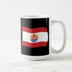 De Café Caneca com a Bandeira da Polinésia Francesa