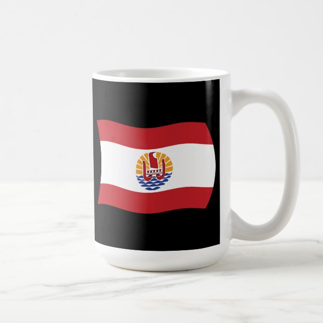 De Café Caneca com a Bandeira da Polinésia Francesa (Direita)
