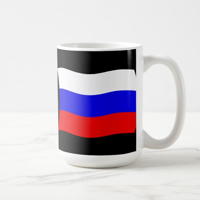 De Café Caneca com a Bandeira da Rússia (Direita)