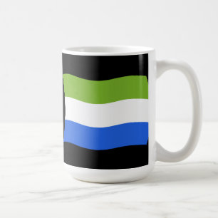 De Café Caneca com a Bandeira da Serra Leoa