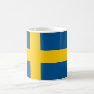 De Café Caneca com a bandeira da suecia