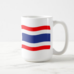 De Café Caneca com a Bandeira da Tailândia