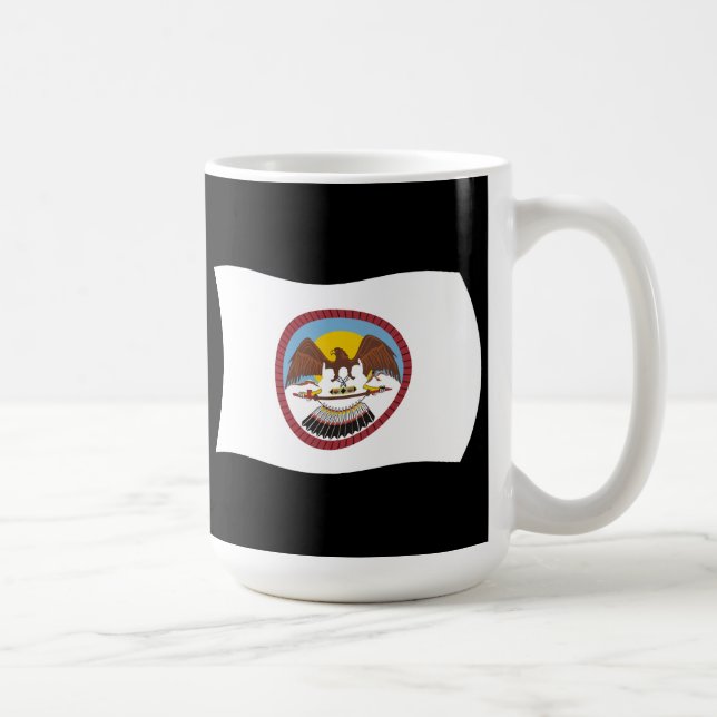 De Café Caneca com a Bandeira da Tribo Ute (Direita)