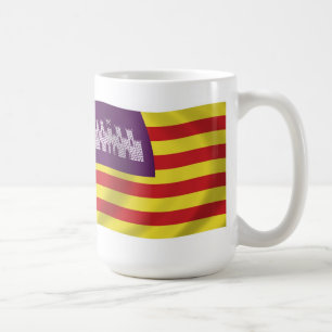 De Café Caneca com a Bandeira das Ilhas Baleares