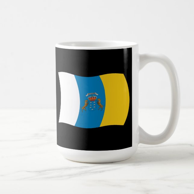 De Café Caneca com a Bandeira das Ilhas Canárias (Direita)