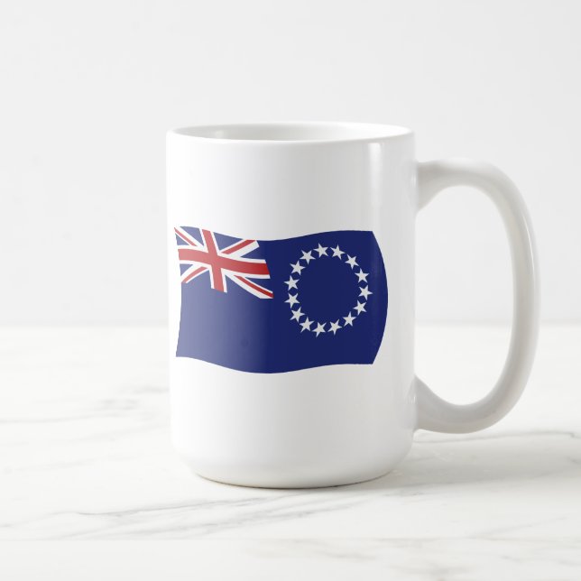 De Café Caneca com a Bandeira das Ilhas Cook (Direita)