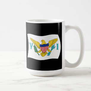 De Café Caneca com a Bandeira das Ilhas Virgens Americanas