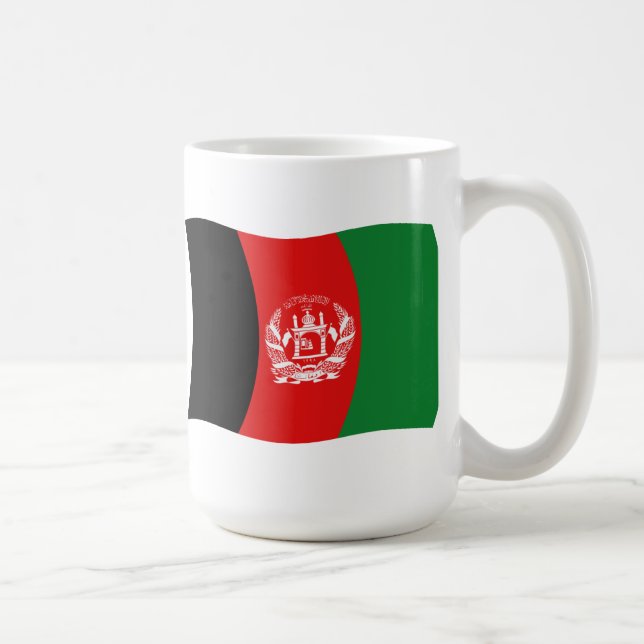 De Café Caneca com a Bandeira do Afeganistão (Direita)