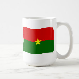 De Café Caneca com a Bandeira do Burkina Faso