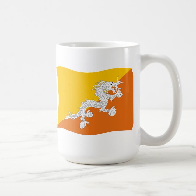 De Café Caneca com a Bandeira do Butão (Direita)
