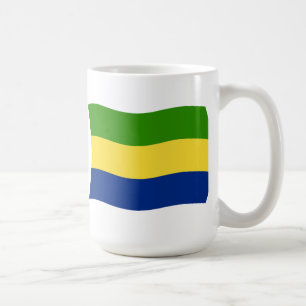 De Café Caneca com a Bandeira do Gabão