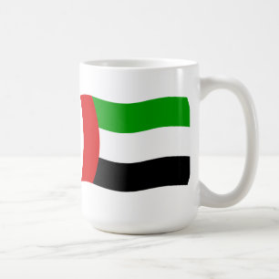 De Café Caneca com a Bandeira dos Emirados Árabes Unidos