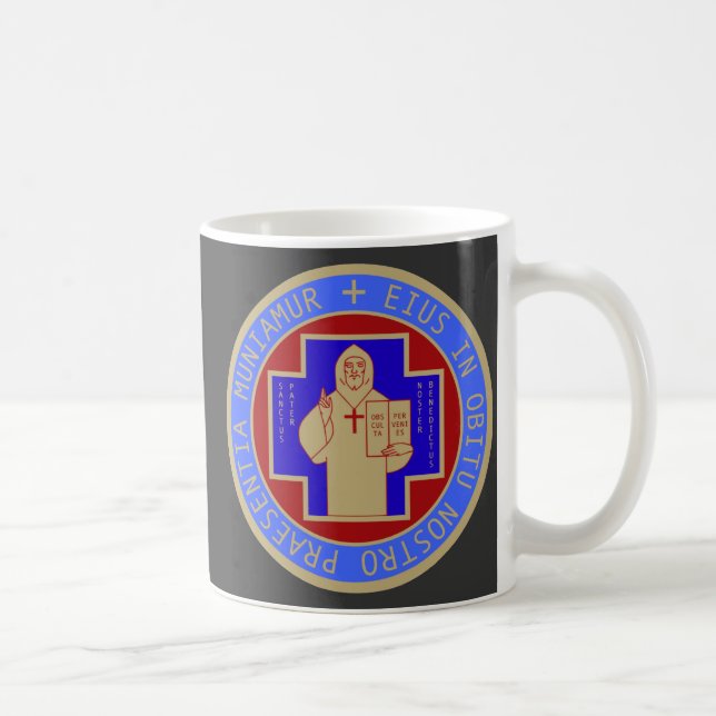 De Café Caneca com ambas as caras da medalha do St. (Direita)