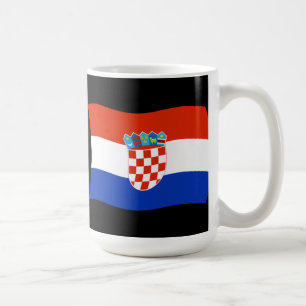 De Café Caneca com Bandeira da Croácia
