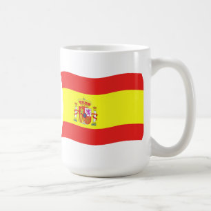 De Café Caneca com Bandeira da Espanha