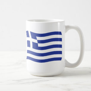 De Café Caneca com Bandeira da Grécia