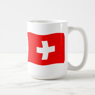 De Café Caneca com Bandeira da Suíça