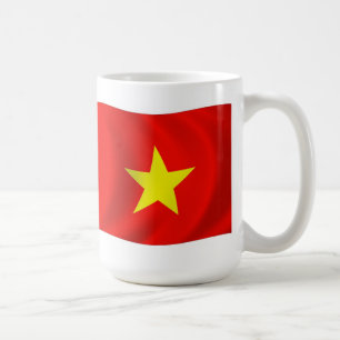 De Café Caneca com Bandeira do Vietnã