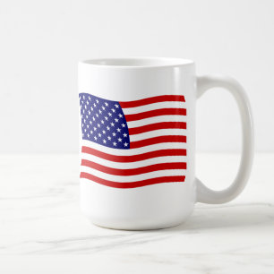 De Café Caneca com Bandeira dos Estados Unidos da América