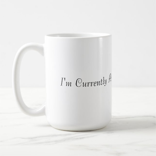 De Café Caneca com Citação Divertida para Evitar Responsab (Esquerda)
