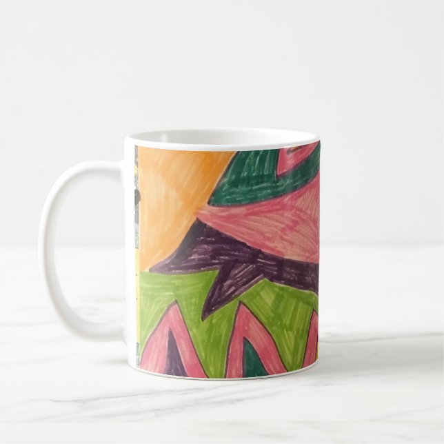De Café caneca com design energético (Esquerda)