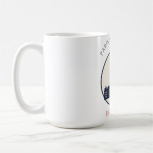 De Café Caneca com Emblema Vintage Paris Será Sempre Paris