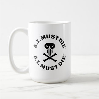 De Café Caneca com Logo A.I. Must Die™ (Fonte Militar)