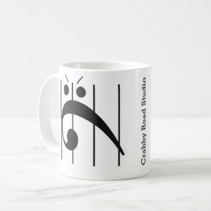 De Café caneca com logo Bogdon signature