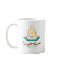 Caneca com logotipo da Meditação Brightheart