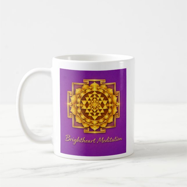 De Café Caneca com Maha Sri Yantra (Esquerda)