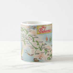 De Café Caneca com Mapa das Bahamas
