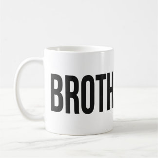 De Café Caneca com Marca BROTHERHOOD Preta