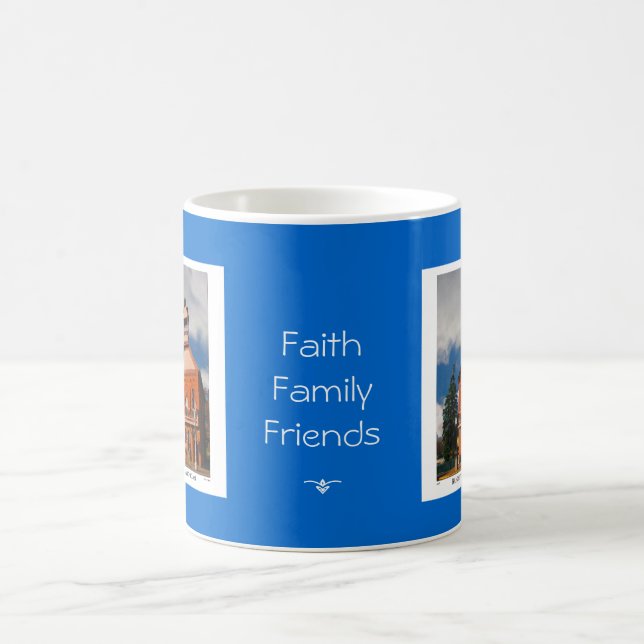 De Café Caneca com mensagem dos amigos da família da fé (Centro)