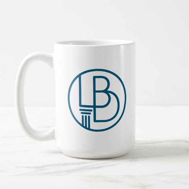 De Café Caneca com monograma da LBD Law (Esquerda)