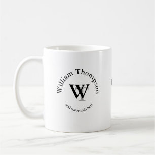De Café caneca com nome