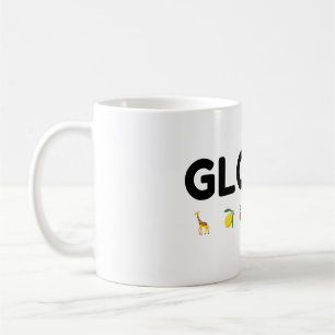 De Café caneca com nome Gloria