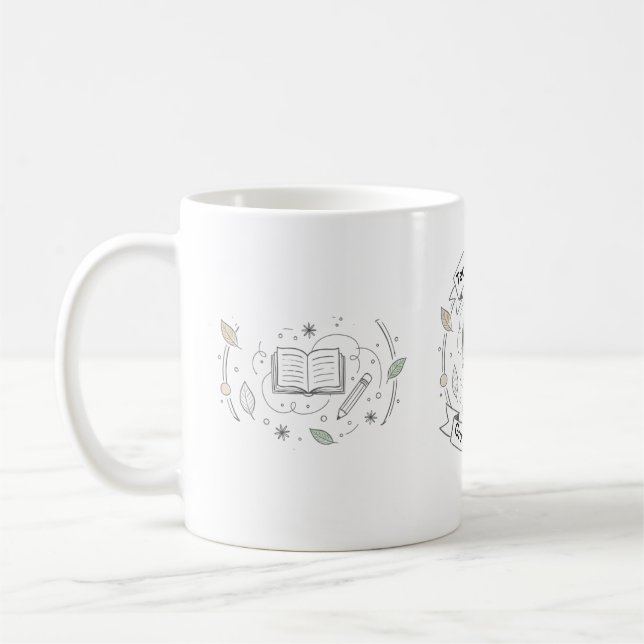 De Café Caneca com Nome Personalizado do Professor – Ano d (Esquerda)