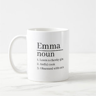 De Café Caneca com Nome Personalizado Gravação a Laser G