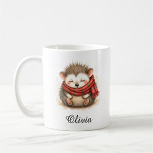De Café Caneca com Nome Personalizadoouriço Sonolento com