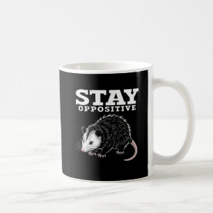 De Café Caneca com o Pun do Possum Divertido Ficar Opositi