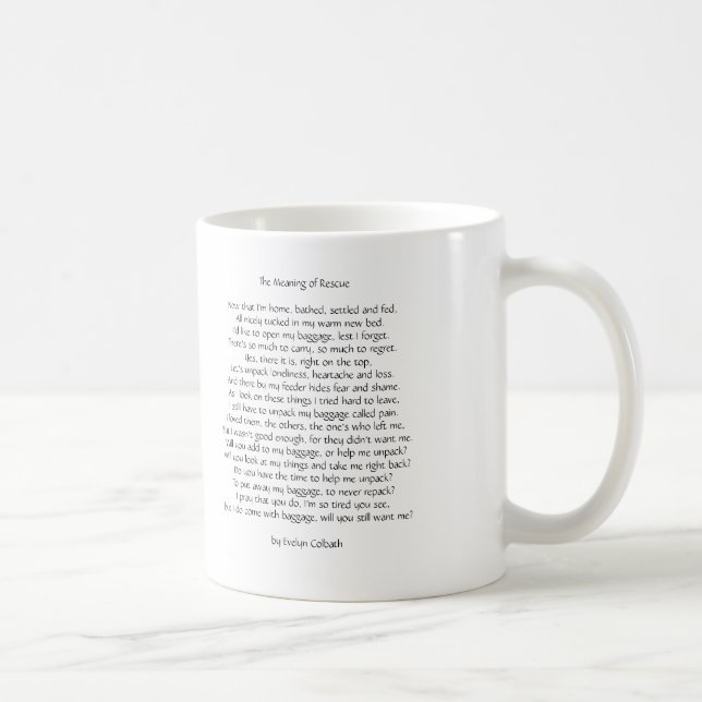De Café Caneca com poema (Direita)