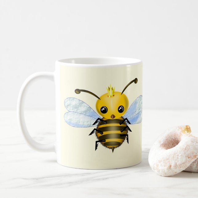 De Café Caneca com Rainha Abelha (Com Donut)