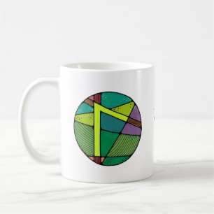 De Café Caneca com Runas Laguz Art Nouveau – VIDA!